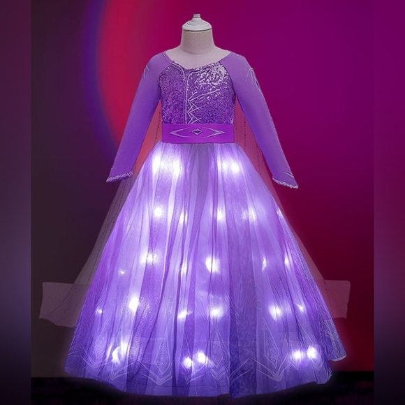 Halloween LED Girl's Dress - Picture 2 of 3